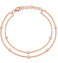 Load image into Gallery viewer, Double Diamonds by the Yard Bracelet