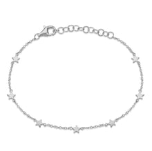 Load image into Gallery viewer, Gold Star Eternity Bracelet
