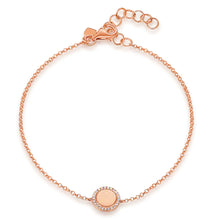 Load image into Gallery viewer, Diamond Edge Disc Bracelet
