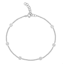 Load image into Gallery viewer, Diamond Disc Chain Bracelet