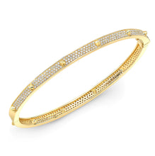 Load image into Gallery viewer, Spike Pavè Diamond Bangle