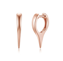 Load image into Gallery viewer, Short Gold Spike Earrings