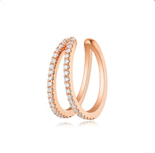 Load image into Gallery viewer, Diamond Split Chevron Ear Cuff