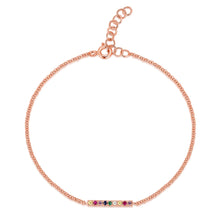 Load image into Gallery viewer, Rainbow Bar Bracelet