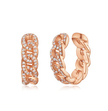 Load image into Gallery viewer, Diamond Link Ear Cuff