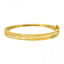 Load image into Gallery viewer, Triangle Wrap Gold Bangle