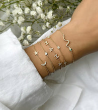 Load image into Gallery viewer, Diamond Disc Chain Bracelet