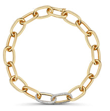 Load image into Gallery viewer, Double Diamond Link Diamond Bracelet