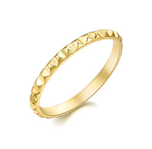 Load image into Gallery viewer, Gold Pyramid Studded Ring
