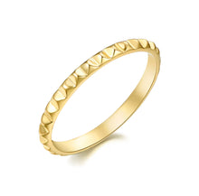 Load image into Gallery viewer, Gold Pyramid Studded Ring
