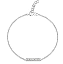 Load image into Gallery viewer, Diamond Bar Bracelet