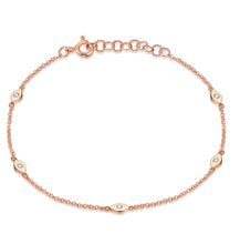 Load image into Gallery viewer, Diamond Eye Eternity Bracelet