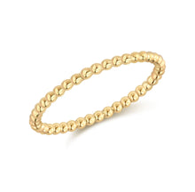 Load image into Gallery viewer, Gold Bead Ring