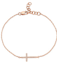 Load image into Gallery viewer, Cross Diamond Bracelet