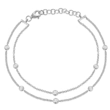 Load image into Gallery viewer, Double Diamonds by the Yard Bracelet