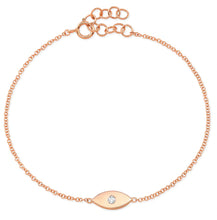 Load image into Gallery viewer, Gold Eye with Diamond Bracelet