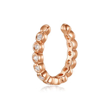 Load image into Gallery viewer, Bezel Diamond Cuff Earring