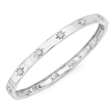 Load image into Gallery viewer, Diamond Starburst Bangle