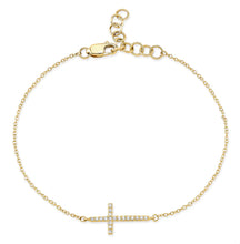 Load image into Gallery viewer, Cross Diamond Bracelet