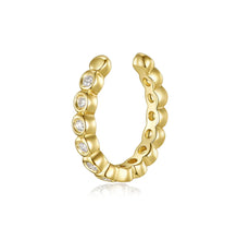 Load image into Gallery viewer, Bezel Diamond Cuff Earring