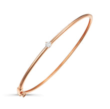 Load image into Gallery viewer, Solitare Diamond Bangle