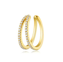 Load image into Gallery viewer, Diamond Split Chevron Ear Cuff