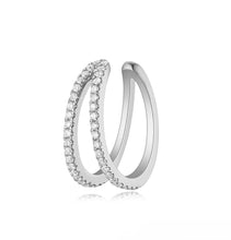 Load image into Gallery viewer, Diamond Split Chevron Ear Cuff