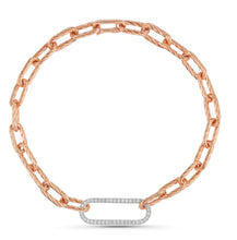 Load image into Gallery viewer, Diamond Twist Link Bracelet