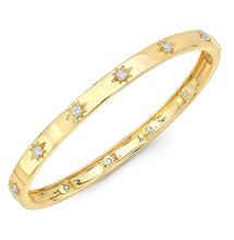 Load image into Gallery viewer, Diamond Starburst Bangle