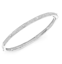 Load image into Gallery viewer, Spike Pavè Diamond Bangle