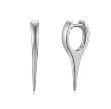 Load image into Gallery viewer, Long Gold Spike Earrings