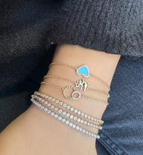 Load image into Gallery viewer, Interlocking Diamond Circle Bracelet
