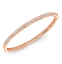 Load image into Gallery viewer, Spike Pavè Diamond Bangle