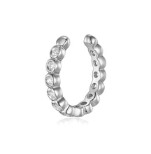 Load image into Gallery viewer, Bezel Diamond Cuff Earring