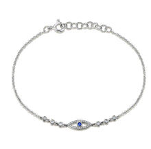 Load image into Gallery viewer, Mini Eye and Diamond Bracelet