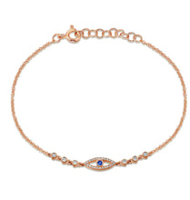 Load image into Gallery viewer, Mini Eye and Diamond Bracelet