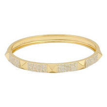 Load image into Gallery viewer, Jumbo Six Row Pyramid Bangle Bracelet