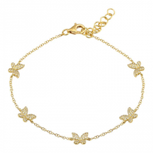 Load image into Gallery viewer, Eternity Butterfly Chain Bracelet