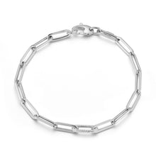 Load image into Gallery viewer, Single Diamond Station Link Bracelet