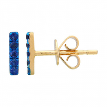 Load image into Gallery viewer, Gemstone Bar Studs
