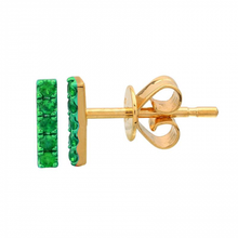 Load image into Gallery viewer, Gemstone Bar Studs