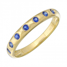 Load image into Gallery viewer, Gold Gemstone Inlay Ring