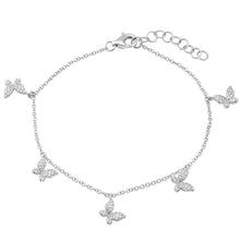 Load image into Gallery viewer, Hanging Butterfly Bracelet