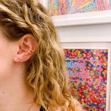 Load image into Gallery viewer, Script Love Crawler Earring