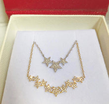 Load image into Gallery viewer, Triple Star Necklace