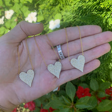 Load image into Gallery viewer, Large Reversible Heart Necklace
