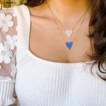 Load image into Gallery viewer, Large Reversible Heart Necklace