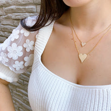 Load image into Gallery viewer, Small Reversible Heart Necklace
