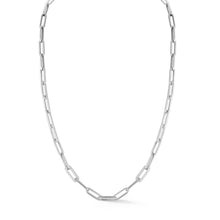 Load image into Gallery viewer, Seven Diamond Station Link Necklace
