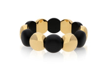 Load image into Gallery viewer, Roberto Demeglio Large Dama Aura Matte Black Bracelet